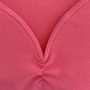 Ladies Abercrombie & Fitch Pink Ribbed Top.  $15.  Size Medium